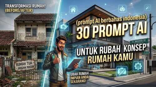 30 Prompt AI Untuk Rubah Konsep Rumah Kamu