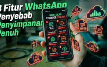 8 Fitur WhatsApp Penyebab Penyimpanan Penuh