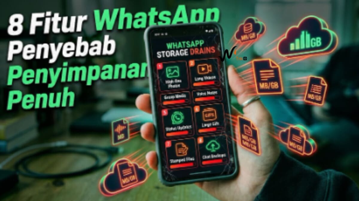 8 Fitur WhatsApp Penyebab Penyimpanan Penuh