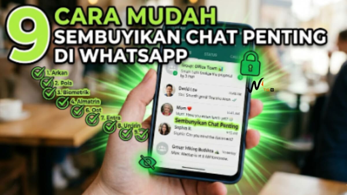 9 Cara Mudah Sembunyikan Chat Penting di WhatsApp