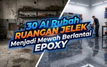 30 AI Rubah Ruangan Jelek Menjadi Mewah Berlantai Epoxy