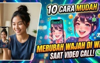 10 Cara Merubah Wajah di WA Saat Video Call