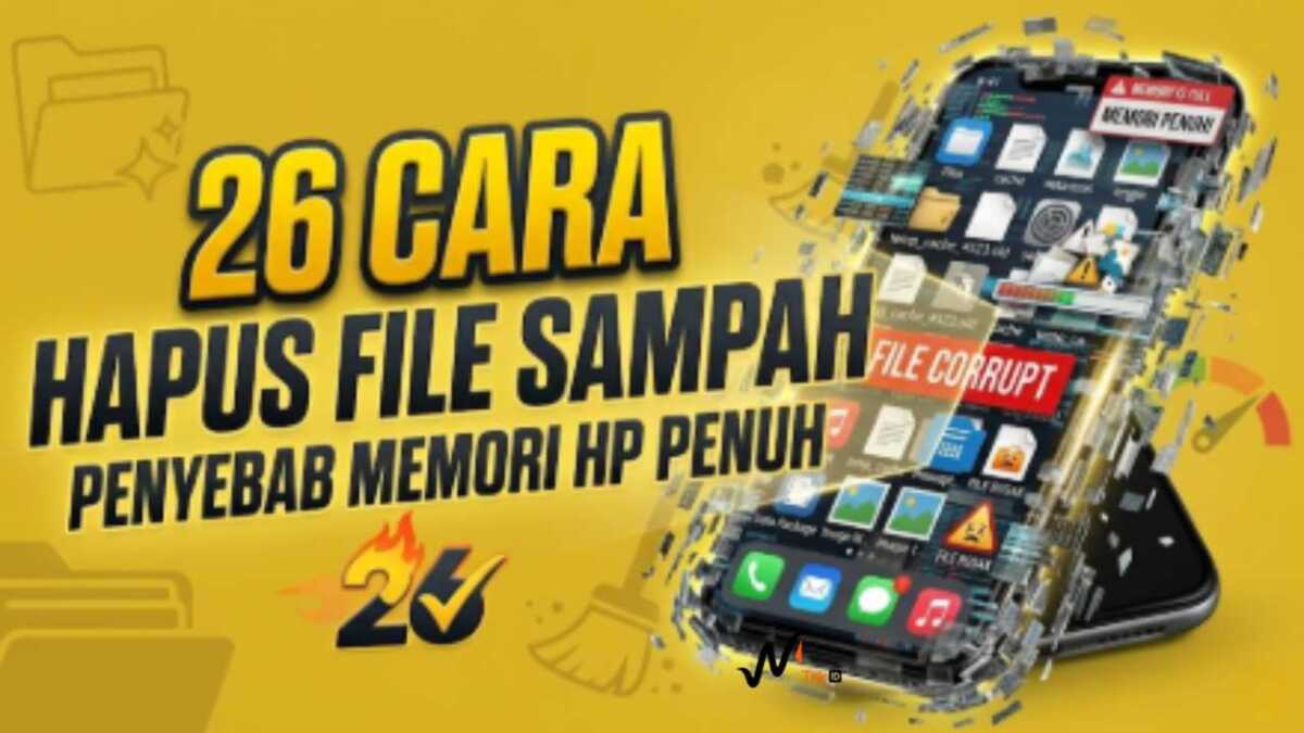 26 Cara Hapus File Sampah Penyebab Memori HP Penuh