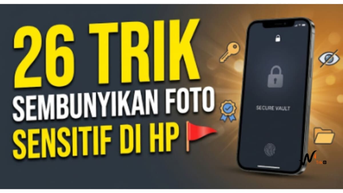 26 Trik Sembunyikan Foto Sensitif di HP